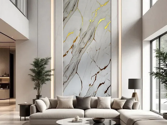 Aplikasi Classic Marble UG 07 pada interior