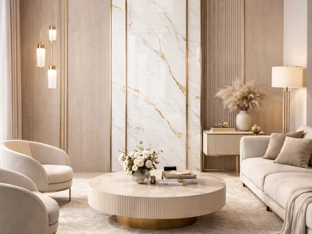 Aplikasi Classic Marble UG 21 pada interior