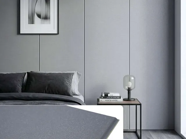 Aplikasi Exclusive Wallboard WB 02 Dark Cloud Grey pada interior