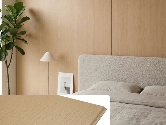 Aplikasi Exclusive Wallboard WB 15 Tech Wood Grain pada interior