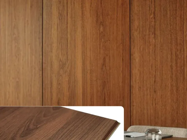 Aplikasi Exclusive Wallboard WB 4033 Golden Cherries pada interior